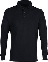 HAVEP Poloshirt FR lange mouwen 77020 - Zwart - 3XL