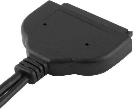 Garpex® SATA naar USB 3.0 Adapter Converter Kabel - 2.5 inch SSD/HDD – Harde schijf Laptop PC Computer HDTV Desktop Notebook - Zwart