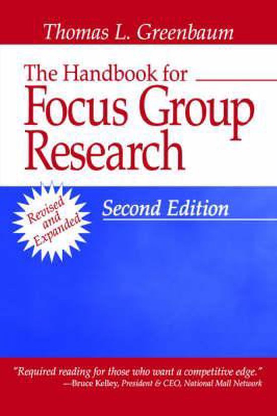 Handbook For Focus Group Research - cover