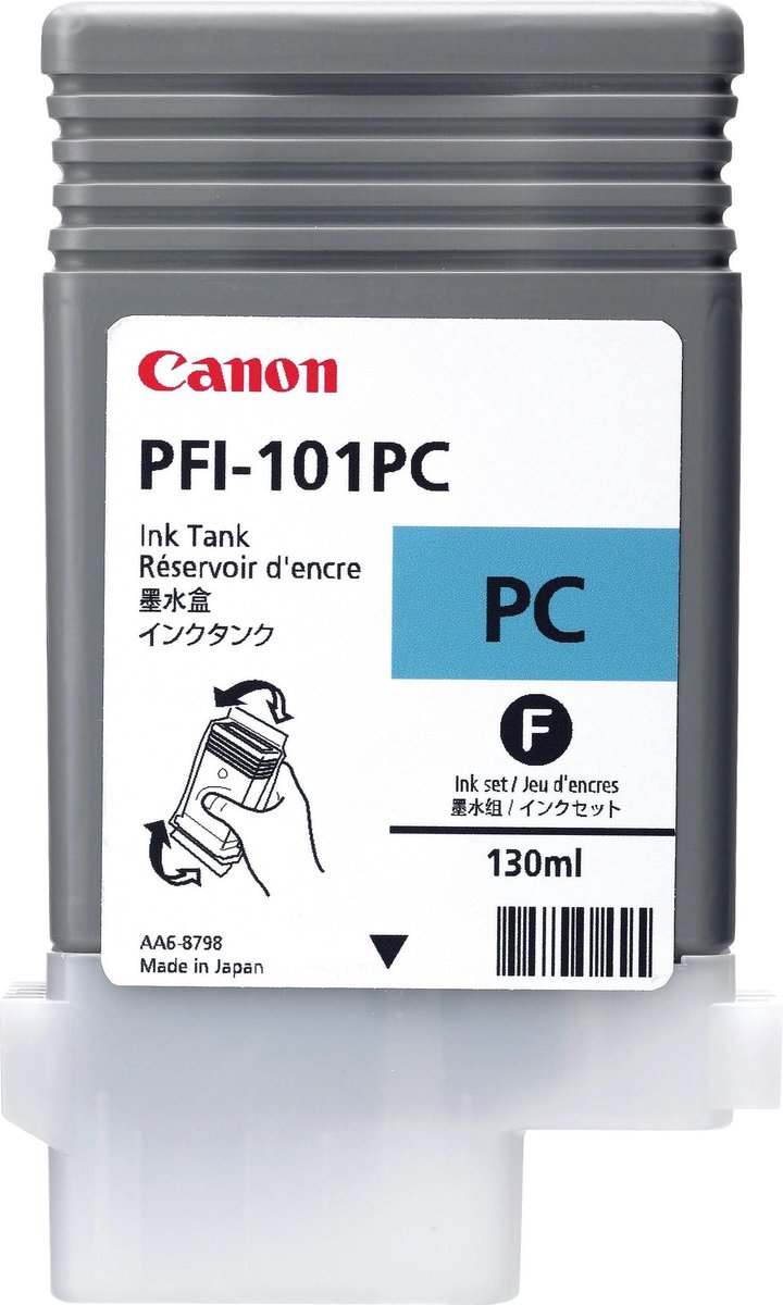 Canon PFI101 - Inktcartridge / Foto Cyaan