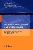 Evaluation of Novel Approaches to Software Engineering