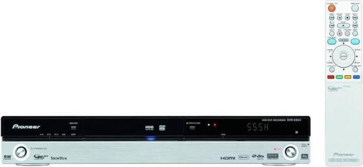 Pioneer DVR-555H - DVD & HDD Recorder 160GB - Zilver (demo 