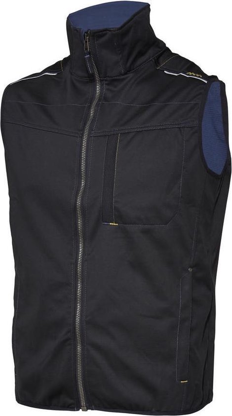 WorkZone 651-120 Softshell Vest Donkerblauw maat L