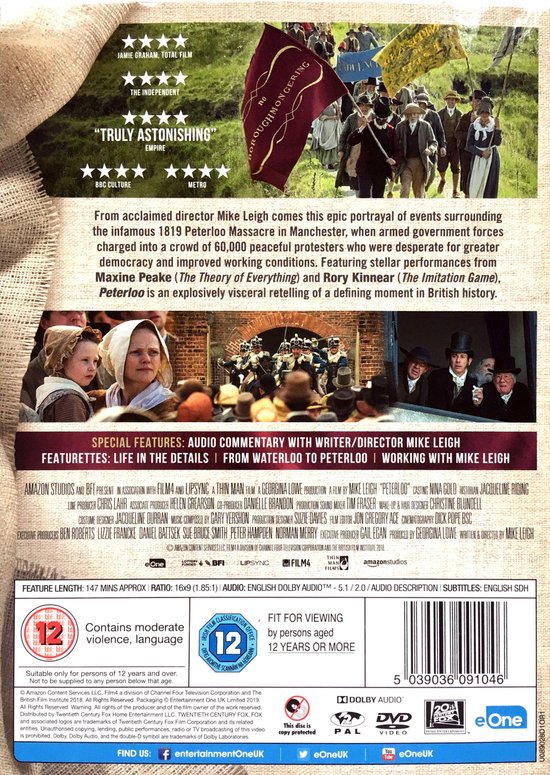 Peterloo [2018] [DVD] (import zonder NL ondertiteling) (Dvd) | Dvd's |  bol.com