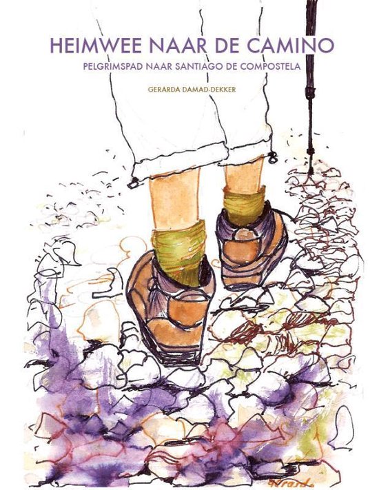 Cover van het boek 'Heimwee naar de Camino' van Gerarda Damad-Dekker