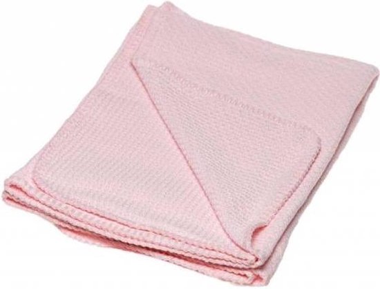 Briljant Baby Pique deken - 75x100cm - kleur lichtblauw