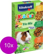 Vitakraft Cavia Kracker 3in1 - Snack pour rongeurs - 10 x Miel & Légumes & Agrumes