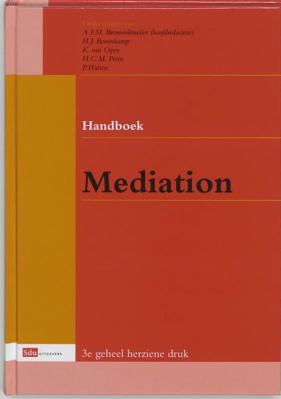 Handboek Mediation - cover