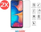 Epicmobile - 2Pack Samsung Galaxy A10 Screenprotector - Tempered Glass - 2Pack voordeelbundel