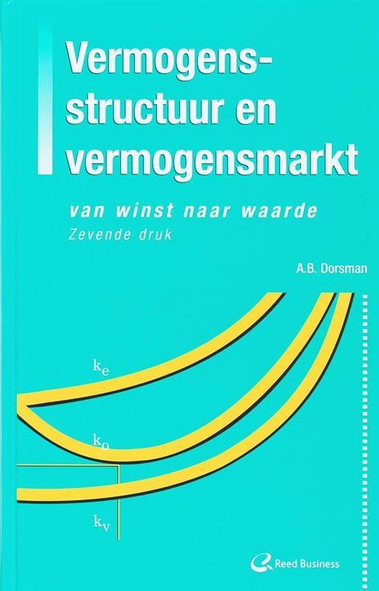 Cover van het boek 'Vermogensstructuur en Vermogensmarkt / druk 7' van A.B. Dorsman
