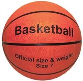 Basketbal oranje, maat 7 rubber official size