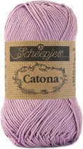 SCHEEPJES CATONA 520 LAVENDEL. PAK MET 6 BOLLEN a 50 GRAM. KL.NUM. 1.