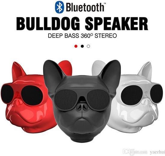 Bulldog speaker rood | bol.com