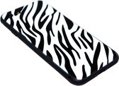 Zebra siliconen hoesje Geschikt voor iPhone 8 Plus/ 7 Plus
