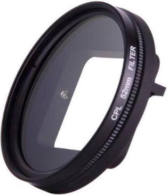 Polarisatiefilter 52mm voor GoPro Hero 5 6 7 CPL Filter met Adapter