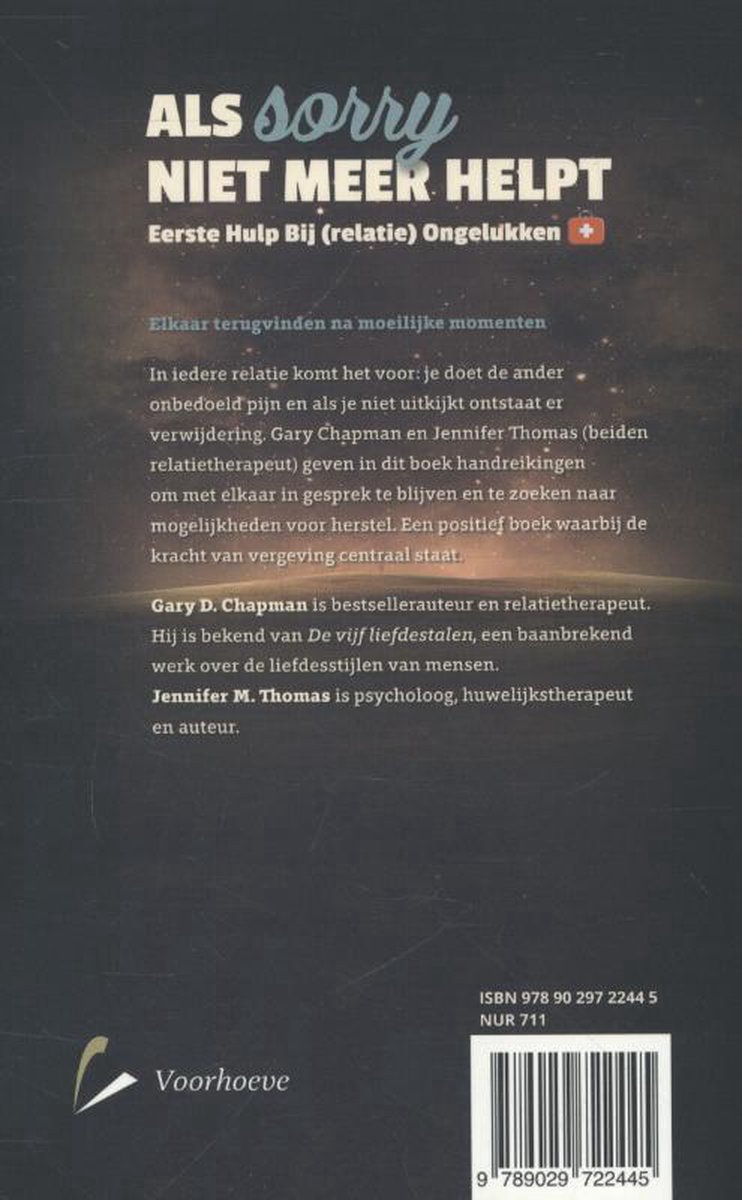 Als sorry niet meer helpt - back cover