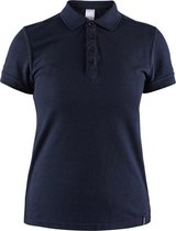 Craft Casual Polo Pique Dames Donkerblauw maat M