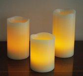 Luxe LED Kaarsen Set Met Afstandsbediening - 3 Stuks