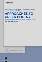 Trends in Classics - Supplementary Volumes73- Approaches to Greek Poetry