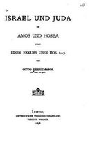 Israel und Juda bei Amos und Hosea