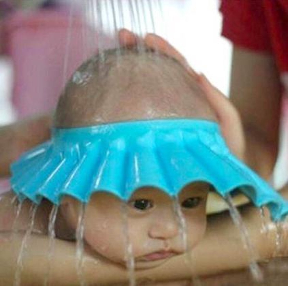 Douchekapje | Kind Haarwas Hulp Kap | Blauw - Merkloos