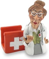 Beroepen beeldje dokter tabletstandaard vrouw - arts Warren Stratford