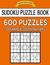 Sudoku Puzzle Book, 600 Puzzles, 300 Hard and 300 Extra Hard