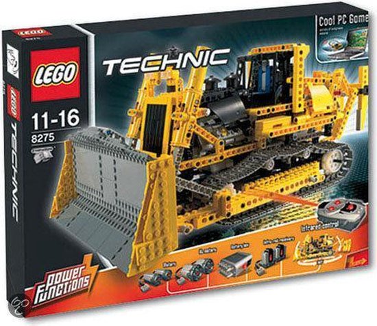 onregelmatig actie Slapen LEGO Technic Gemotoriseerde Bulldozer - 8275 | bol.com