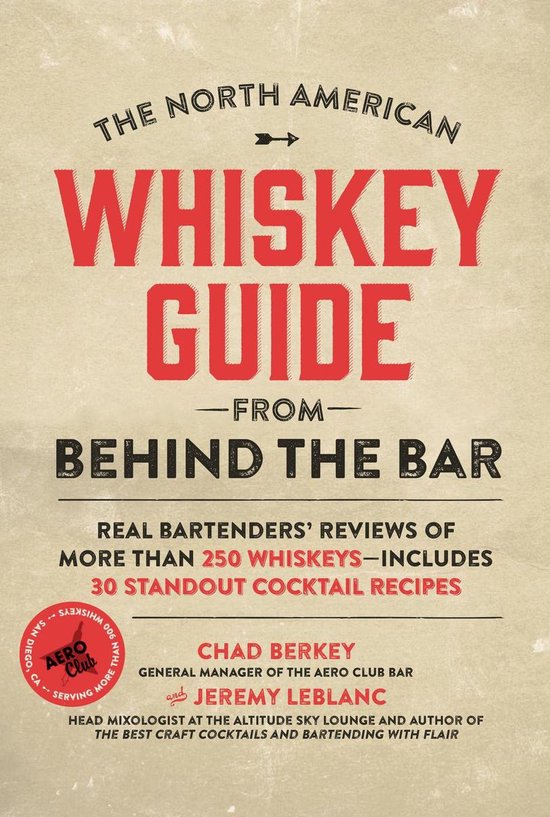 The North American Whiskey Guide from Behind the Bar - cover