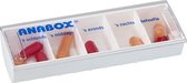 Anabox® Dagdoseerdoos Wit - Pillendoos - Medicijndoos - Medicijndoos.nl