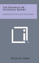 The Research or Technical Report