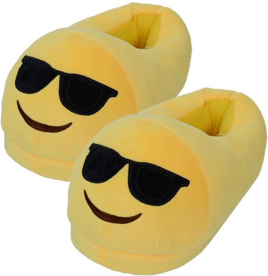 Emoji pantoffels - sloffen - cool - Mt. 36-40 | bol.com