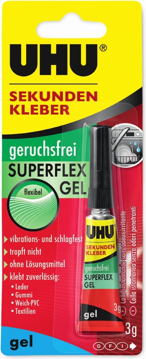UHU Superlijm SUPERFLEX GEL 45565 3g