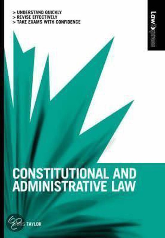 Constitutional & Administrative Law 9781405821919 Chris Taylor