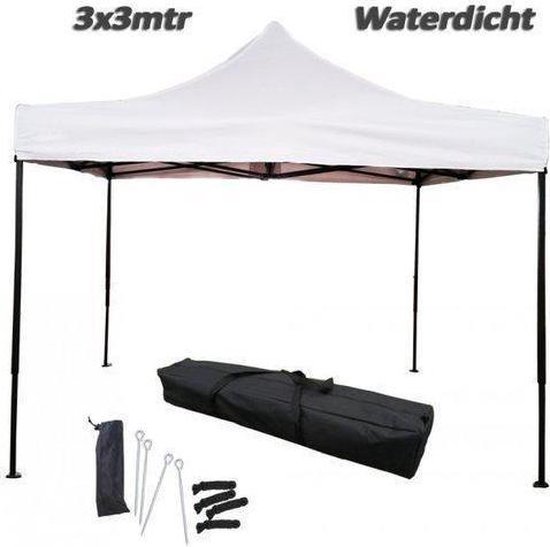 Onenigheid apotheker Slordig Partytent - opvouwbaar, easy up tent 3x3 meter, kleur wit (waterdicht) |  bol.com