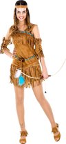 dressforfun - vrouwenkostuum indianenvrouw sexy Cheyenne L - verkleedkleding kostuum halloween verkleden feestkleding carnavalskleding carnaval feestkledij partykleding - 300551