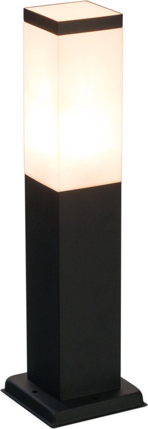 vertaling stopverf solide Led Buitenlamp vierkant, zwart 45cm 220 volt | bol.com