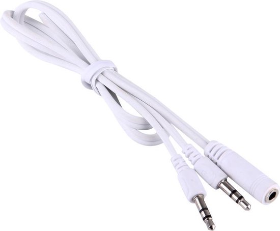 1M Hi-Fi AUX Audio Câble 3,5 mm double prise mâle à femelle Câble audio  stéréo pour... | bol.com