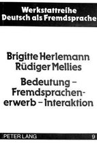 Bedeutung - Fremdsprachenerwerb - Interaktion