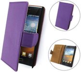 TCC Luxe Hoesje LG Optimus L4-2 Book Case Flip Cover E440 - Paars