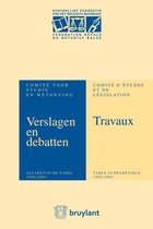 Fédération royale du notariat belge - Verslagen&Debatten van het Comité voor Studie en Wetgeving/Travaux du Comité d'Etudes&de Législation Anniversaire