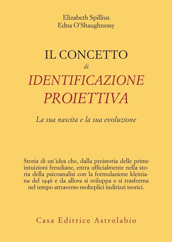 Il concetto di identificazione proiettiva - cover