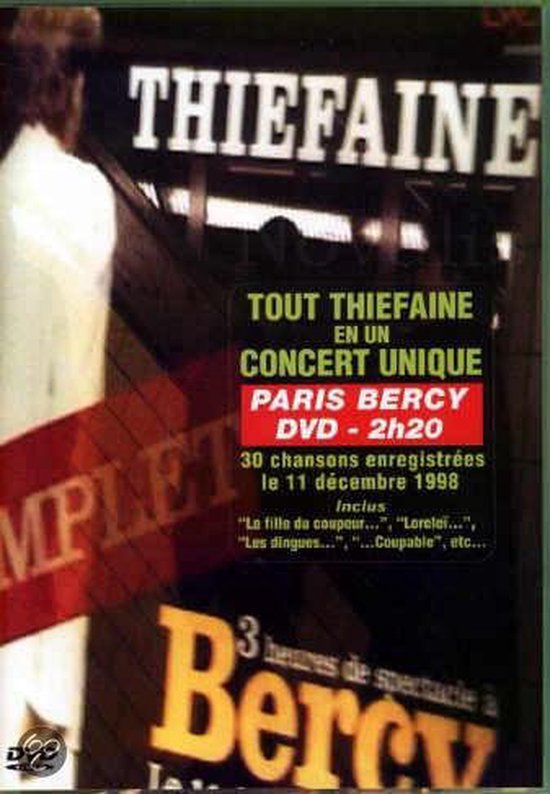 Cover van de film 'Hubert Felix Thiefaine - En Concer'