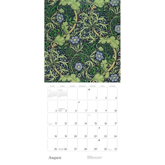 William Morris Arts & Crafts Designs Kalender