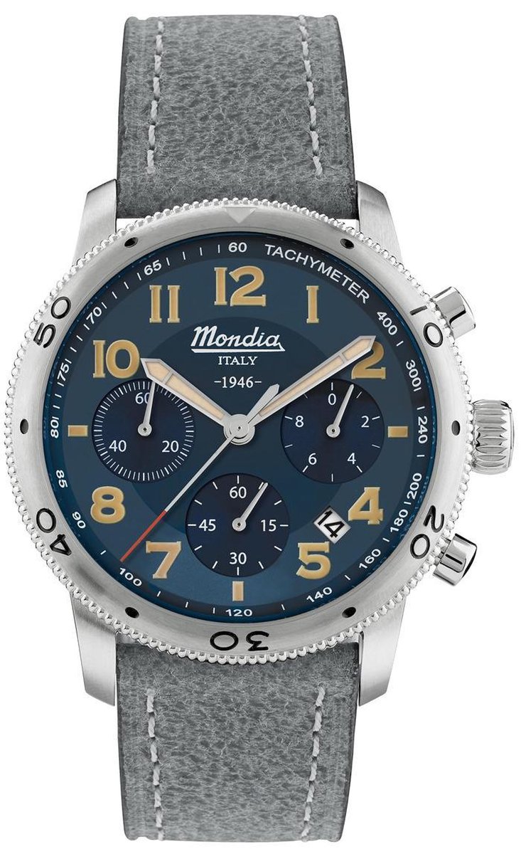 Mondia italy 1946 crono MI753-2CP Mannen Quartz horloge