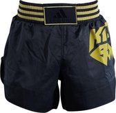 Adidas Kickboksbroek Micro Diamond Zwart Goud Maat M Adidas Kickboksbroek Micro Diamond Zwart Goud Maat M