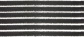 10x chenilledraad zwart van 50 cm - hobby materialen knutselen draad