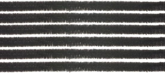Annoteren steenkool Werkelijk 10x chenilledraad zwart van 50 cm - hobby materialen knutselen draad |  bol.com