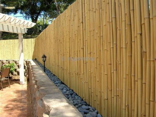 Gespleten Bamboe Mat 200x500cm - ter afscherming van uw tuin of balkon |  bol.com