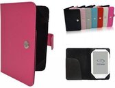 Universele 6 inch Tablet en e-Reader Hoes, kleur Hot Pink
